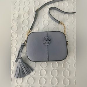 Tory Burch McGraw Camera Crossbody Bag in Blue